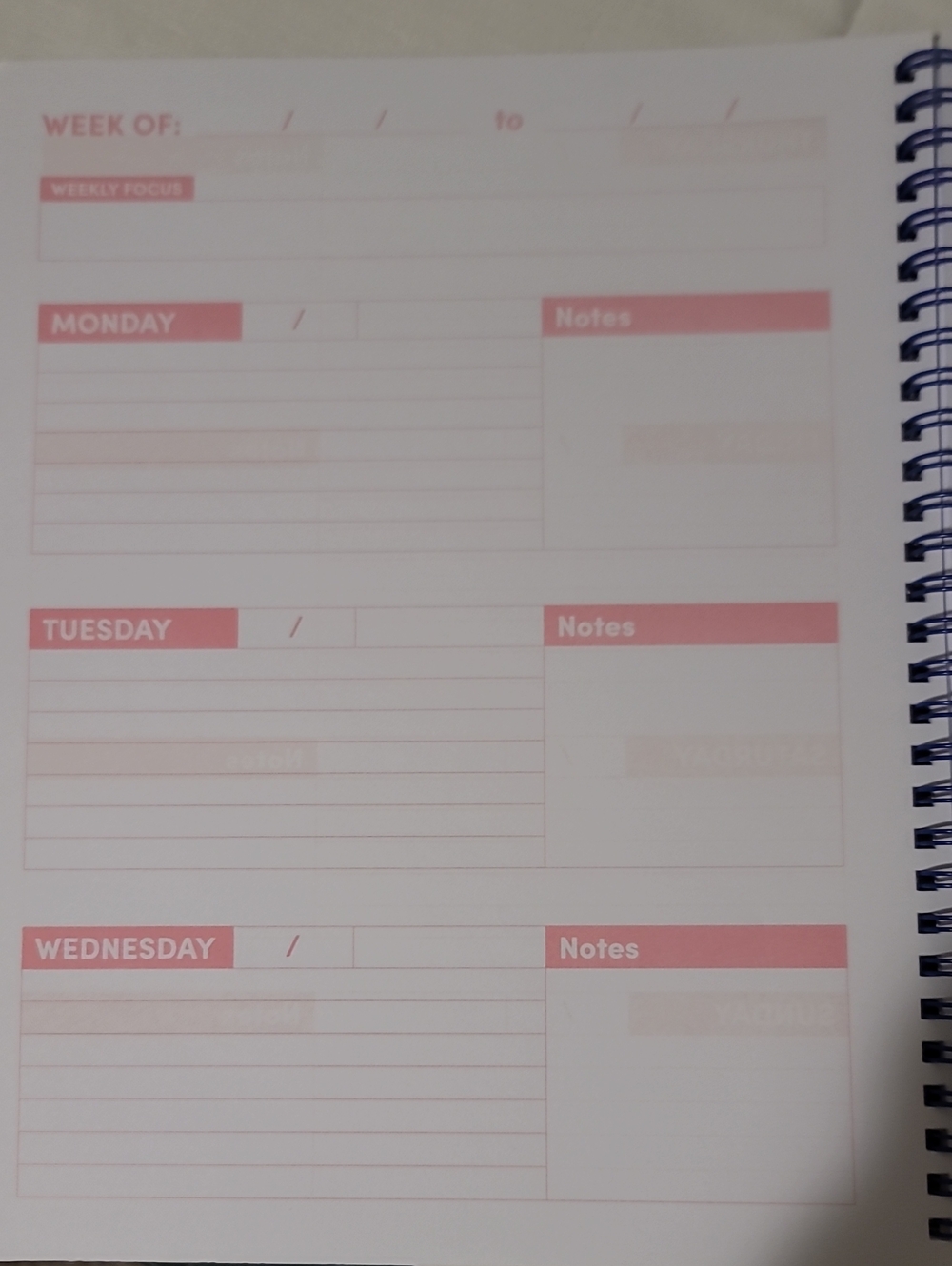 Weekly Planner - Picture 5 of 7